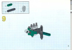 LEGO 8208 instructions page 9 – build guide