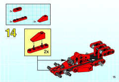 LEGO 8209 instructions page 15 – build guide