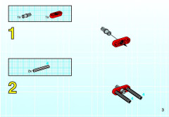 LEGO 8209 instructions page 3 – build guide
