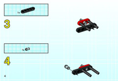 LEGO 8209 instructions page 4 – build guide