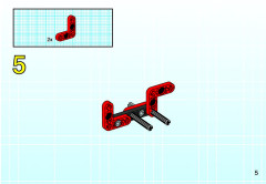 LEGO 8209 instructions page 5 – build guide
