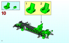 LEGO 8213 instructions page 8 – build guide