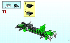 LEGO 8213 instructions page 9 – build guide