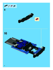 LEGO 8214 instructions page 16 – build guide