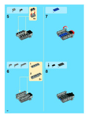 LEGO 8214 instructions page 22 – build guide