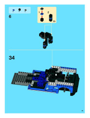 LEGO 8214 instructions page 39 – build guide