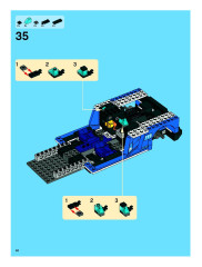 LEGO 8214 instructions page 40 – build guide