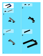 LEGO 8214 instructions page 8 – build guide