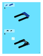 LEGO 8214 instructions page 9 – build guide