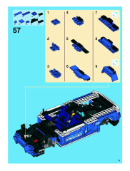 LEGO 8214 instructions page 13 – build guide