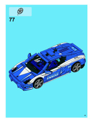 LEGO 8214 instructions page 43 – build guide