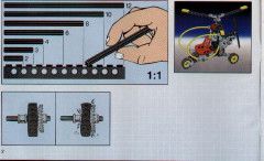 LEGO 8215 instructions page 2 – build guide