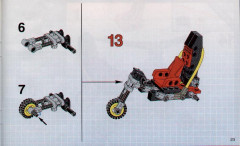LEGO 8215 instructions page 23 – build guide