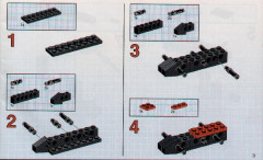 LEGO 8215 instructions page 3 – build guide