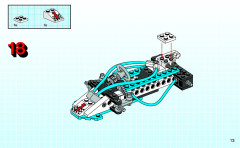 LEGO 8216 instructions page 13 – build guide