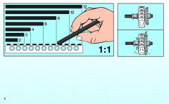LEGO 8216 instructions page 2 – build guide