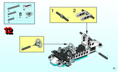 LEGO 8216 instructions page 23 – build guide