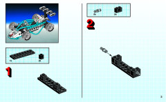 LEGO 8216 instructions page 3 – build guide