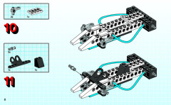 LEGO 8216 instructions page 8 – build guide
