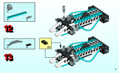 LEGO 8216 instructions page 9 – build guide