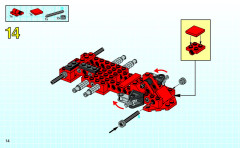 LEGO 8219 instructions page 14 – build guide
