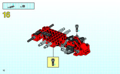 LEGO 8219 instructions page 16 – build guide