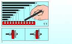 LEGO 8219 instructions page 2 – build guide