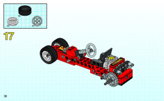 LEGO 8219 instructions page 38 – build guide