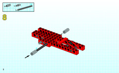 LEGO 8219 instructions page 8 – build guide