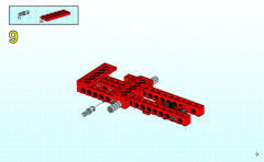 LEGO 8219 instructions page 9 – build guide