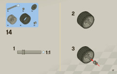 LEGO 8221 instructions page 17 – build guide