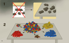 LEGO 8221 instructions page 2 – build guide