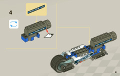 LEGO 8221 instructions page 21 – build guide