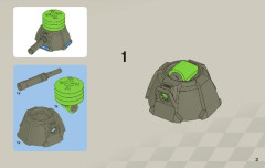 LEGO 8221 instructions page 3 – build guide