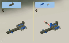 LEGO 8221 instructions page 8 – build guide