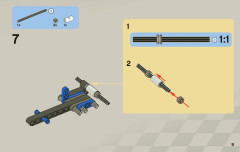 LEGO 8221 instructions page 9 – build guide