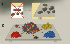 LEGO 8227 instructions page 2 – build guide
