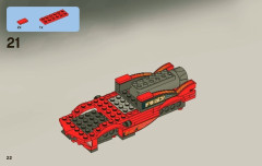 LEGO 8227 instructions page 22 – build guide