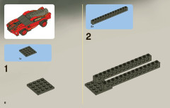 LEGO 8227 instructions page 6 – build guide