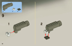 LEGO 8228 instructions page 12 – build guide