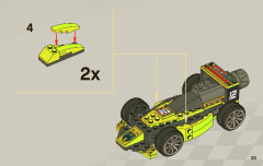LEGO 8228 instructions page 23 – build guide