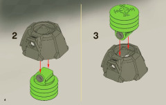 LEGO 8228 instructions page 4 – build guide