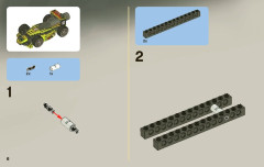 LEGO 8228 instructions page 6 – build guide