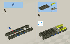 LEGO 8228 instructions page 7 – build guide
