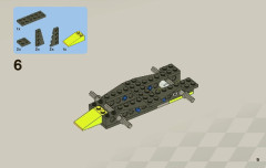 LEGO 8228 instructions page 9 – build guide