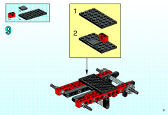 LEGO 8229 instructions page 9 – build guide