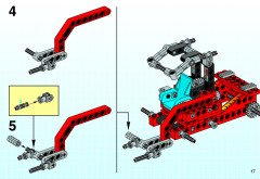 LEGO 8229 instructions page 17 – build guide