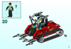 LEGO 8229 instructions page 21 – build guide