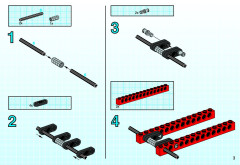 LEGO 8229 instructions page 3 – build guide