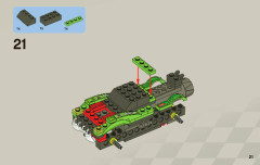 LEGO 8231 instructions page 21 – build guide